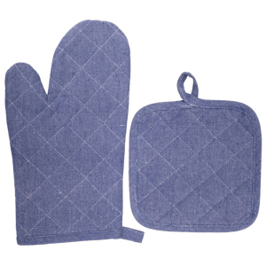 Rękawica kuchenna z podkładką Jeans Collection wzór 3 RAVI